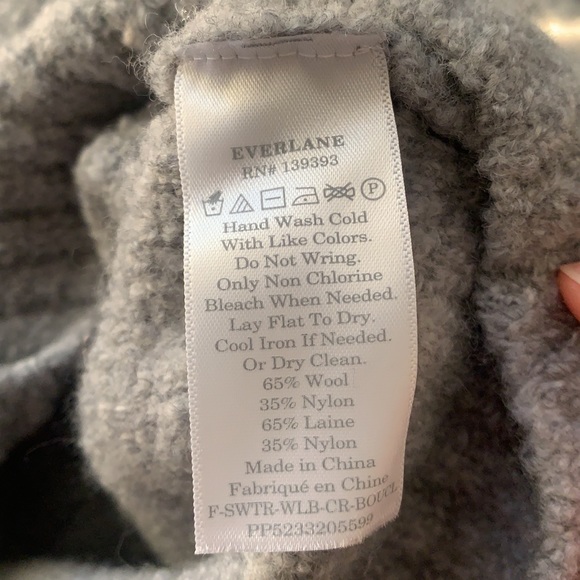 Everlane Teddy Wool Crew Neck Sweater - Picture 7 of 7